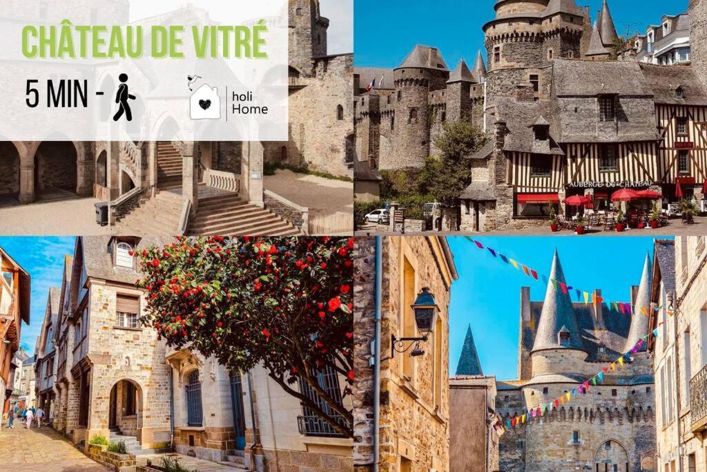 H3 Charmante Maison Sur La Vilaine Pres Du Chateau ヴィトレ エクステリア 写真
