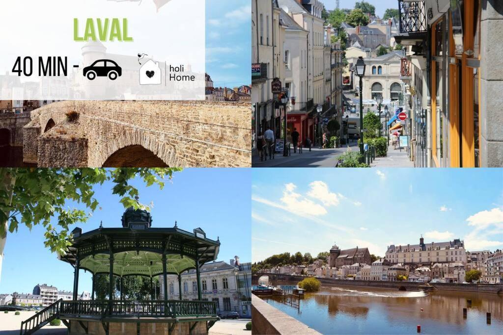H3 Charmante Maison Sur La Vilaine Pres Du Chateau ヴィトレ エクステリア 写真